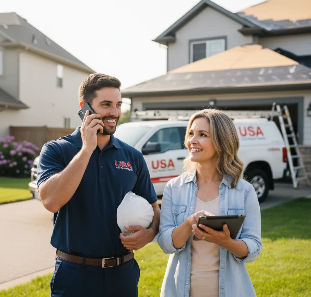 USA Roof Repair Experts customer support in Cornville